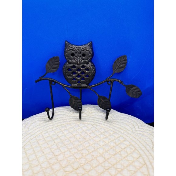 Metal Owl Wall Hook Hangers - Picture 7 of 8